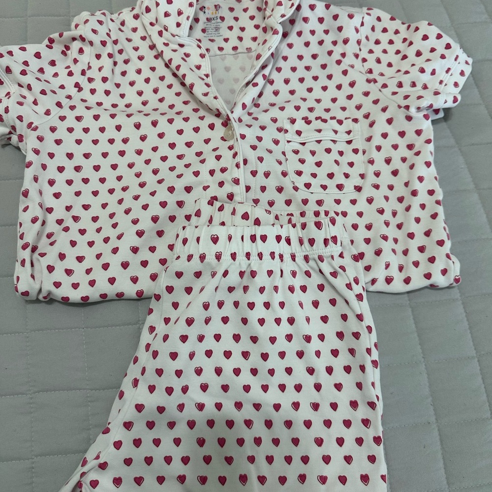 Roller Rabbit Pink Heart Pajama Set